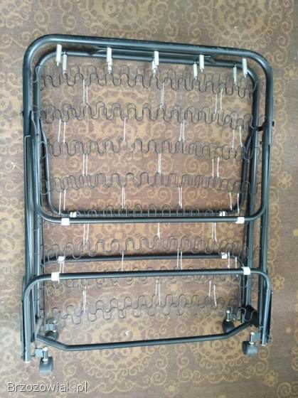 Nowe łóżko składane turystyczne polowe pojedyncze 190 x 80 kółka + materac tanio