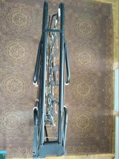 Nowe łóżko składane turystyczne polowe pojedyncze 190 x 80 kółka + materac tanio