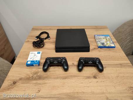 Okazja!  Konsola PS4 1TB + 2 pady i gra!  Playstation 4 Slim Gwarancja!