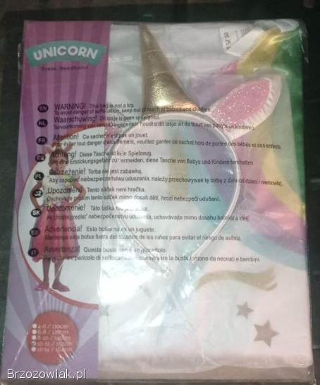 Strój jednorożca nie używany rozmiar 152
