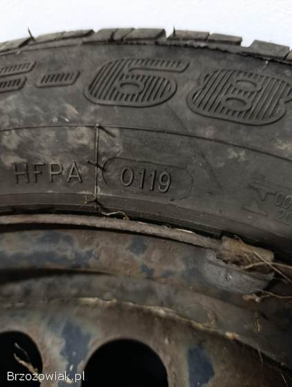 2 x felgi stalowe z oponami letnimi opel corsa astra 4x100 15