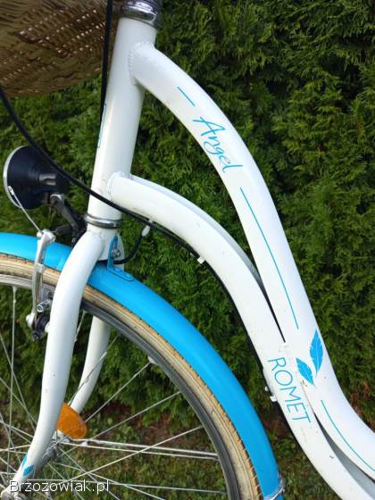 Rower miejski z koszykiem