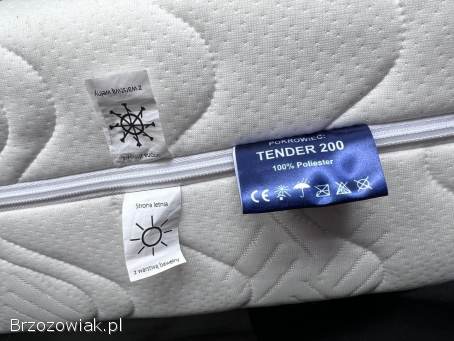 Sprzedam Łóżko jednoosobowe białe 90x200 Sumantra z materacem optimum syriusz