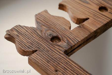 Lustro rustykalne folk