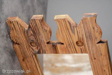 Lustro rustykalne folk