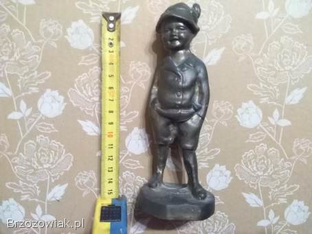 Figurka mosiężna tyrolski chłopiec mosiężna